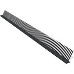 Linnutõke PVC 60X1000mm. must  10m.